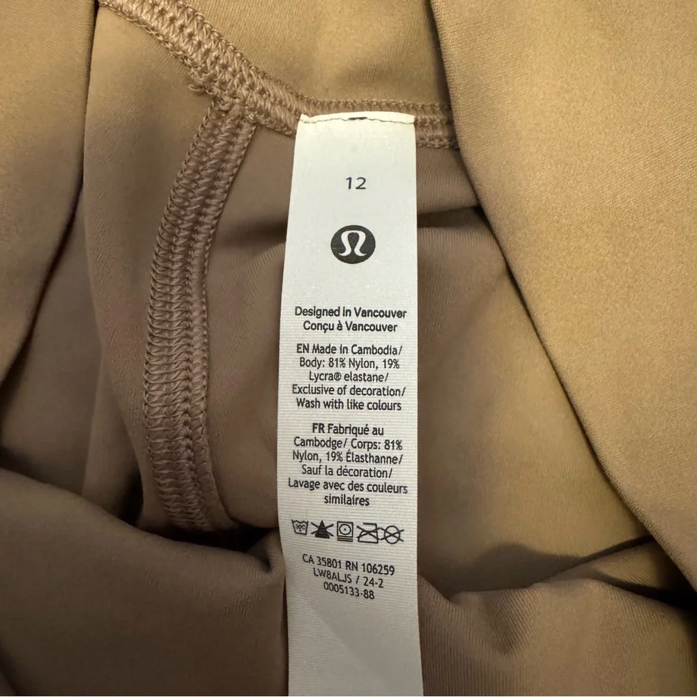 Lululemon Nulu high rise midi skirt in taupetastic - Picture 4 of 7